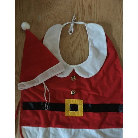 New Christmas Dog/Cat Santa Suit With Hat Size Small/Medium - Picture 2 of 5